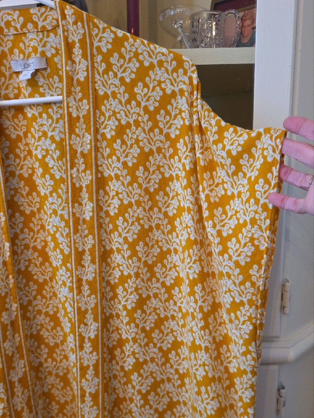 Women's patterned open-front Tunic - Picture 4 of 5